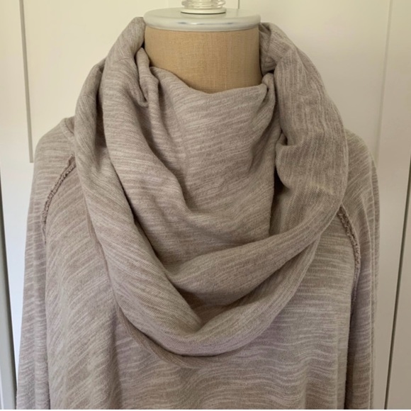 FREE PEOPLE FP BEACH COCOON COWL NECK PULLOVER SWEATER - Picture 8 of 8